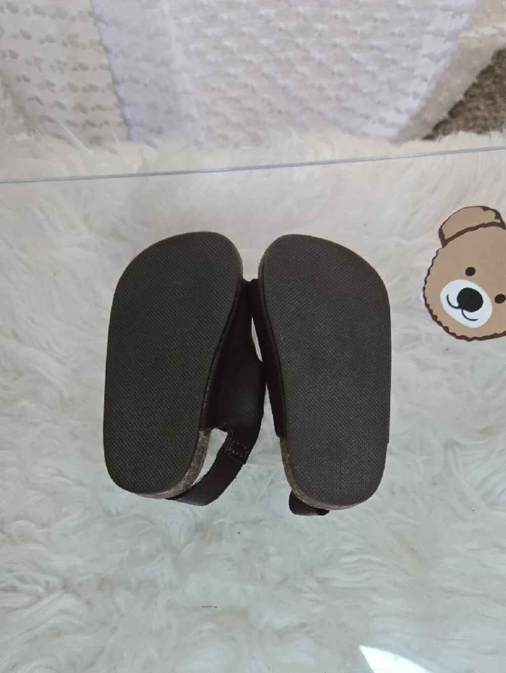 Old Navy Dark Brown Double-Buckle Kids Sandals
